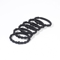 豌豆发圈黑色6根装 经典款升级版(2114595)