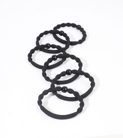 豌豆发圈黑色6根装×2 套装(2114595-)