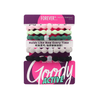 豌豆发圈运动夜光(B款)5根装-粉绿灰